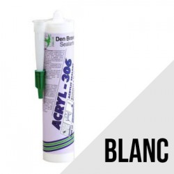 Mastics acrylique Acryl 306 - Den Braven - Blanc