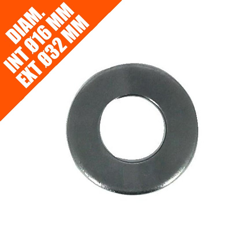 Rondelles plates - acier - Ø16 / 32 mm