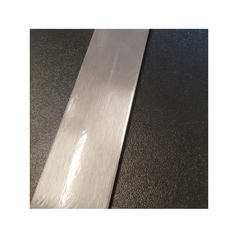 Barre de seuil adhésive – Inox – 830 mm